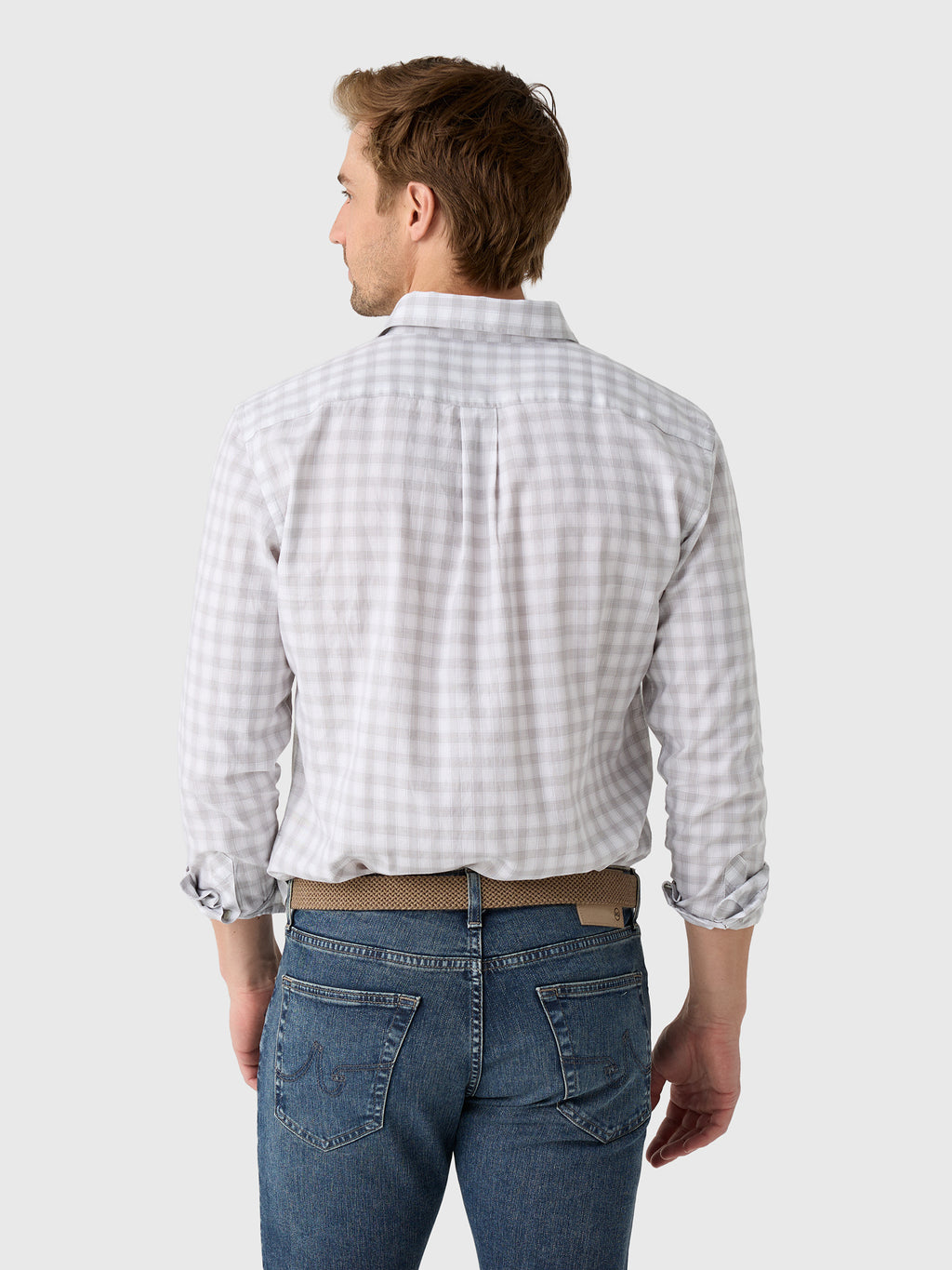 Billy Reid Men's Hutcheson Sport Shirt - Saint Bernard