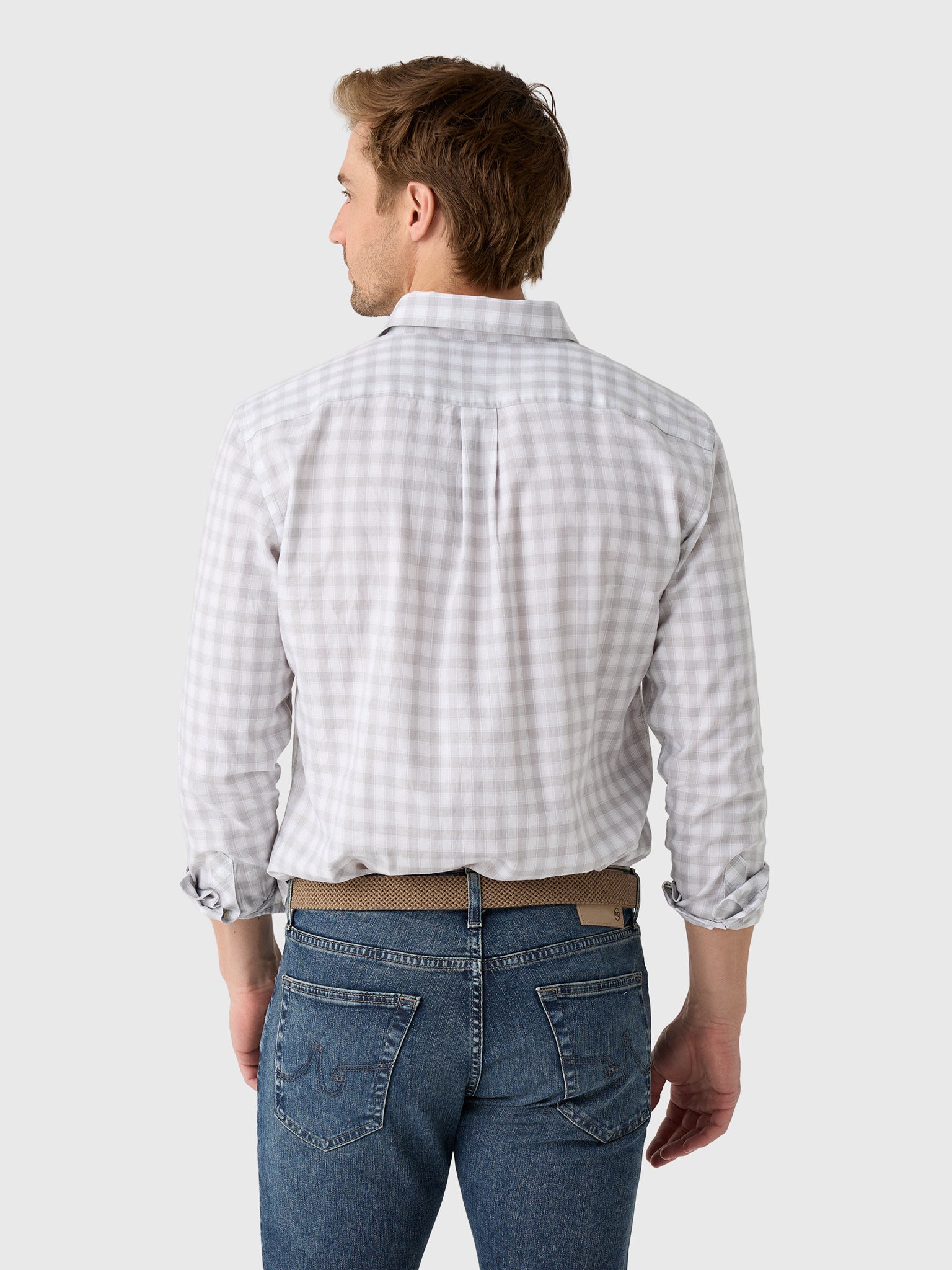 Billy Reid Men's Hutcheson Sport Shirt - Saint Bernard