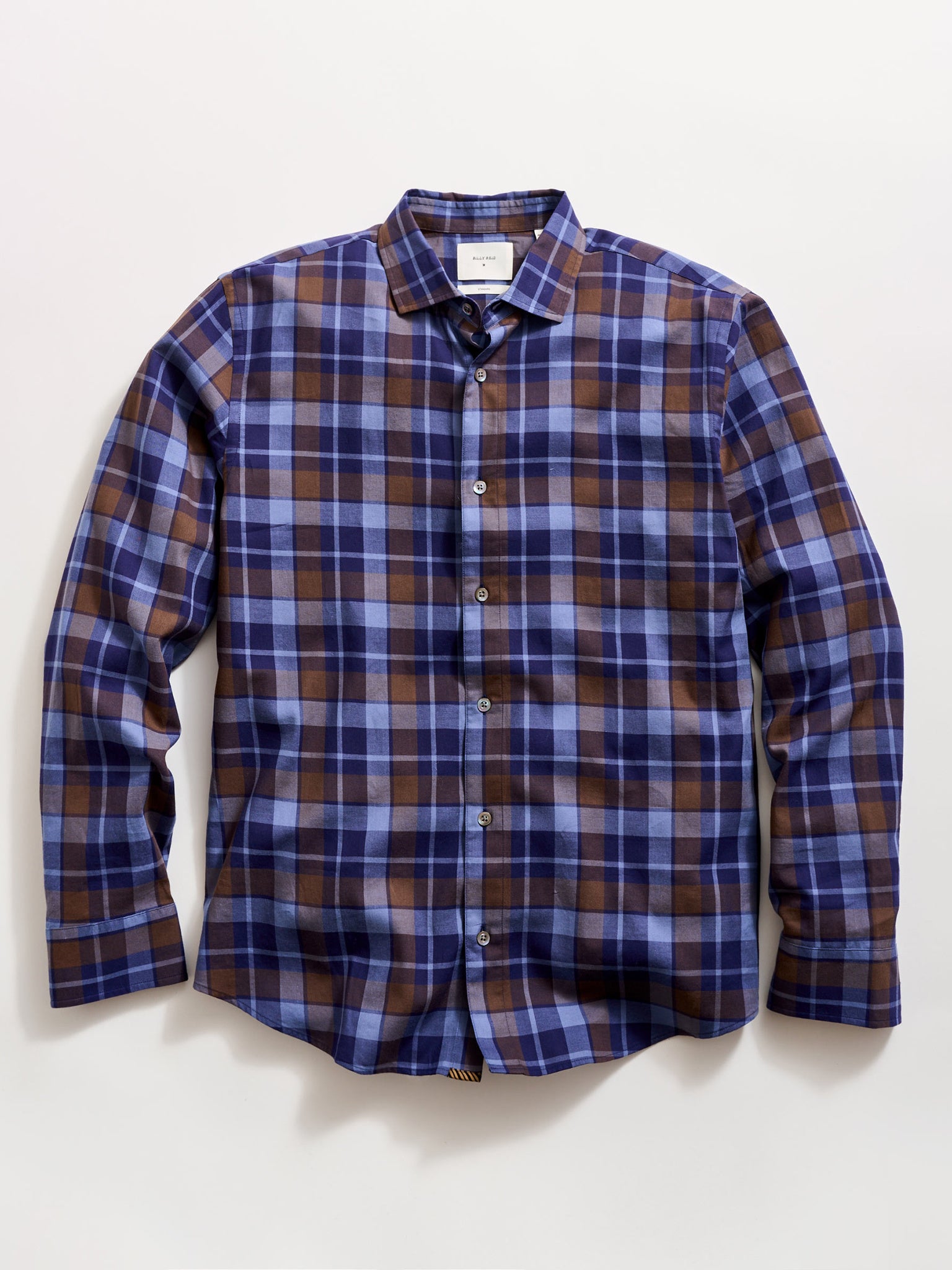 Billy Reid Men's Bold Plaid Hutcheson Sport Shirt - Saint Bernard
