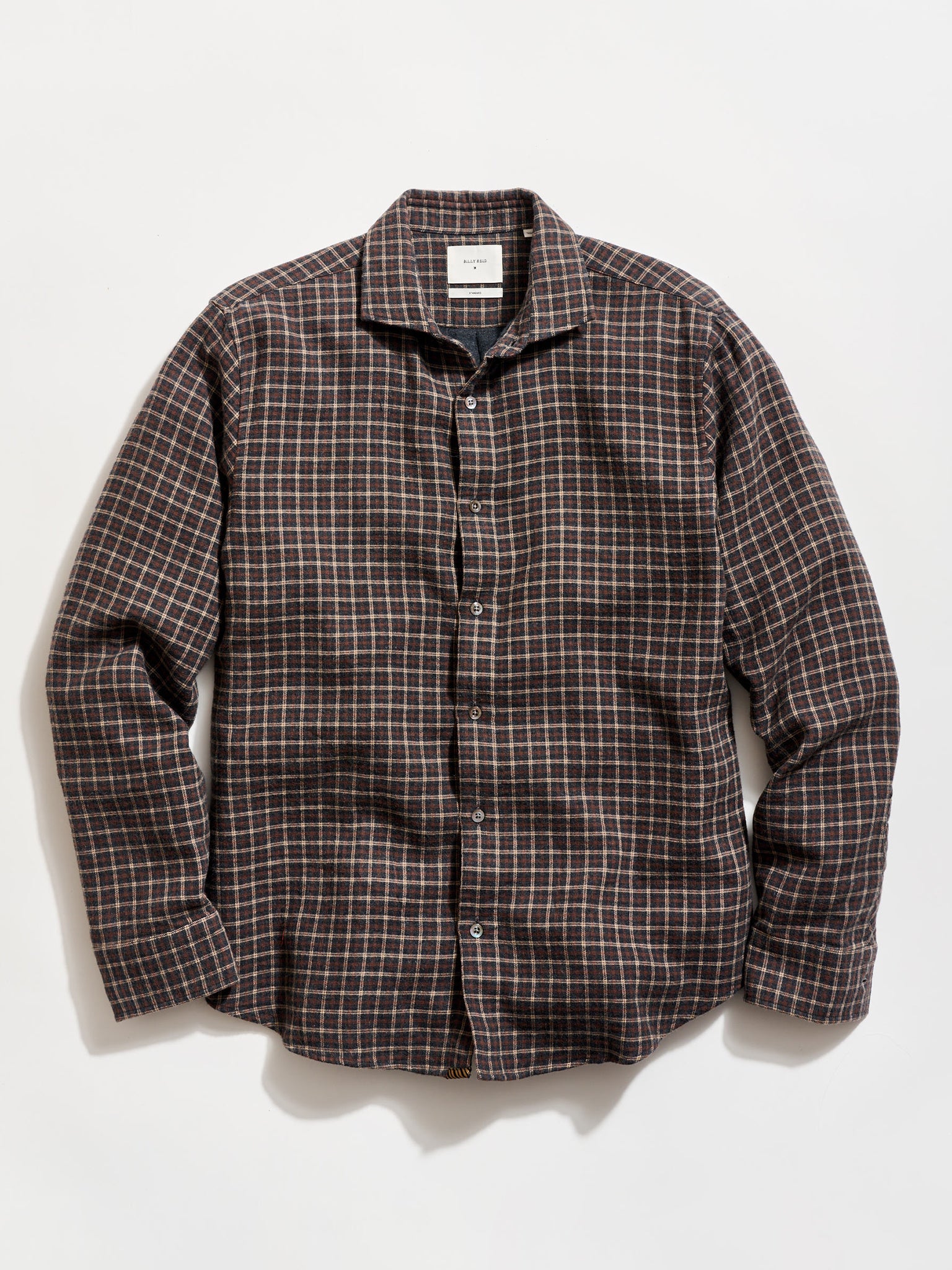 Billy Reid Men's Brushed Hutcheson Sport Shirt - Saint Bernard