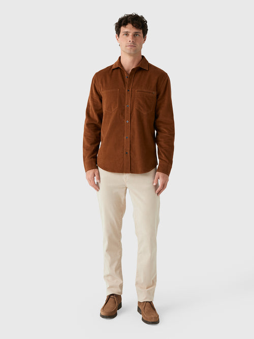 Billy Reid Men's Cochran Moleskin Shirt