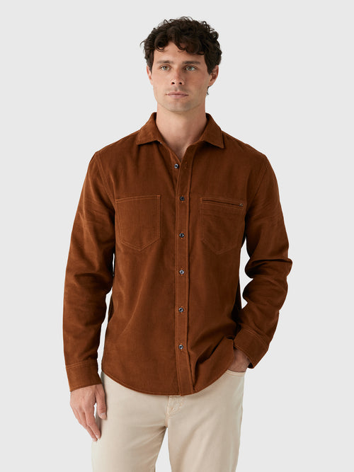 Billy Reid Men's Cochran Moleskin Shirt