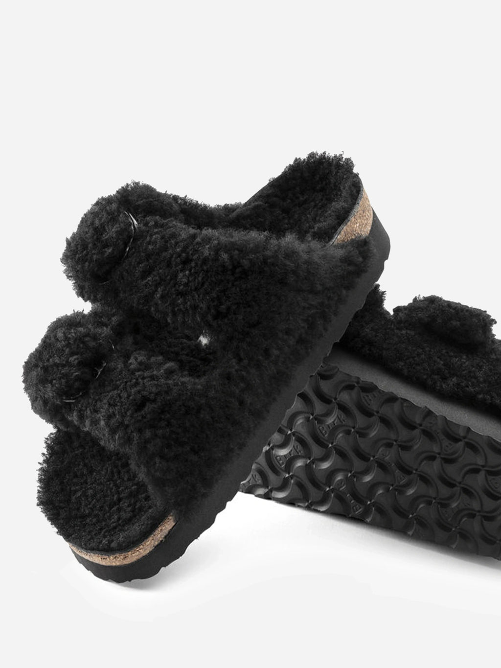 Birkenstock Women's Arizona Big Buckle Shearling Sandal - Saint Bernard