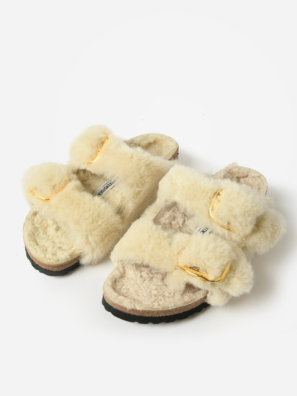 Birkenstock Women's Arizona Big Buckle Shearling Sandal - Saint Bernard