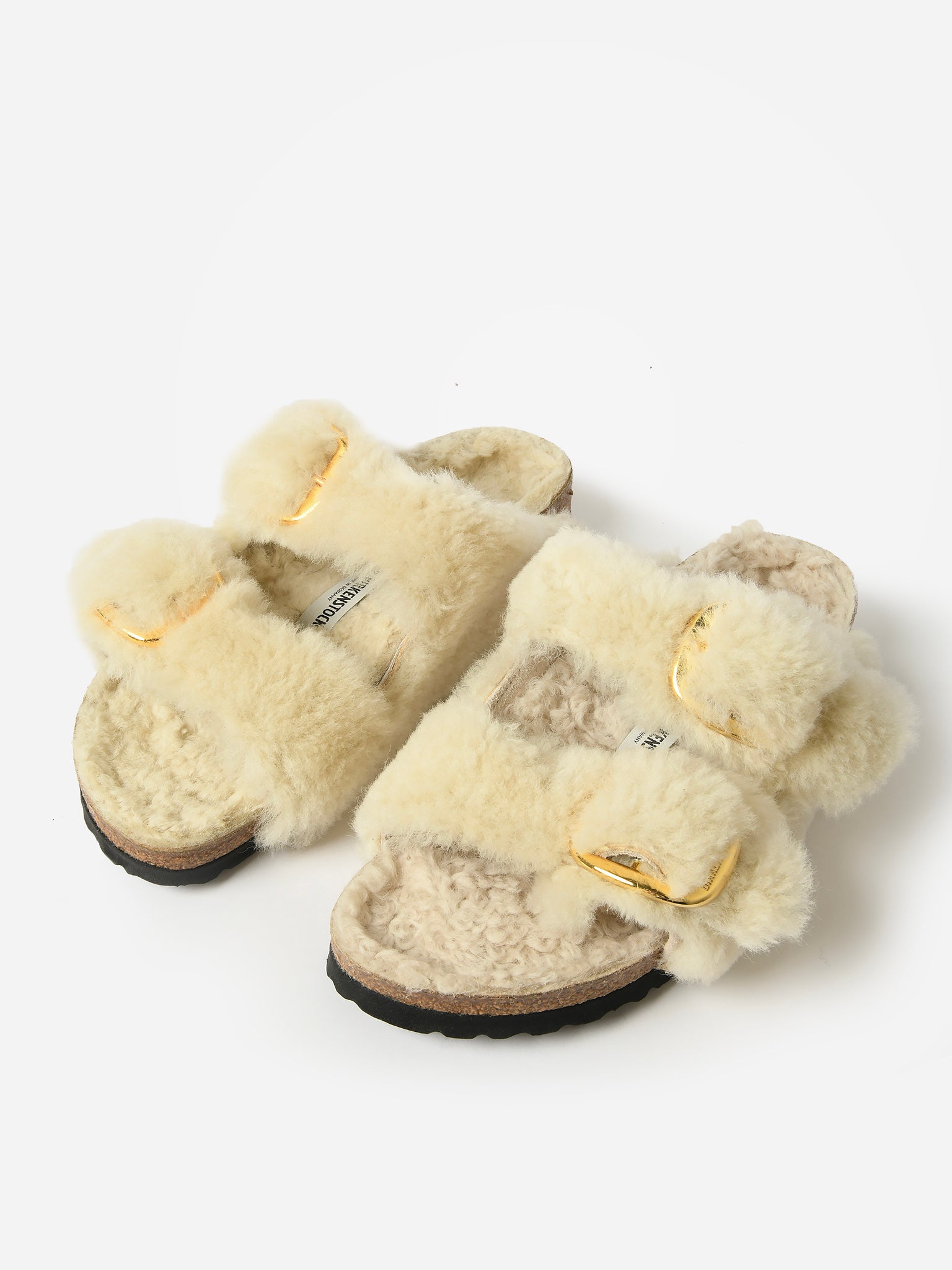 Birkenstock Women's Arizona Big Buckle Shearling Sandal - Saint Bernard