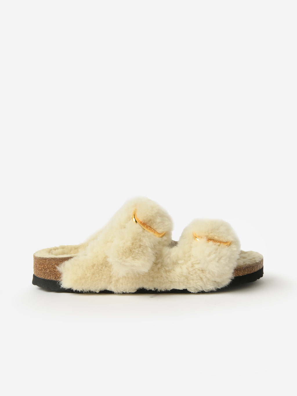 Birkenstock Women's Arizona Big Buckle Shearling Sandal - Saint Bernard
