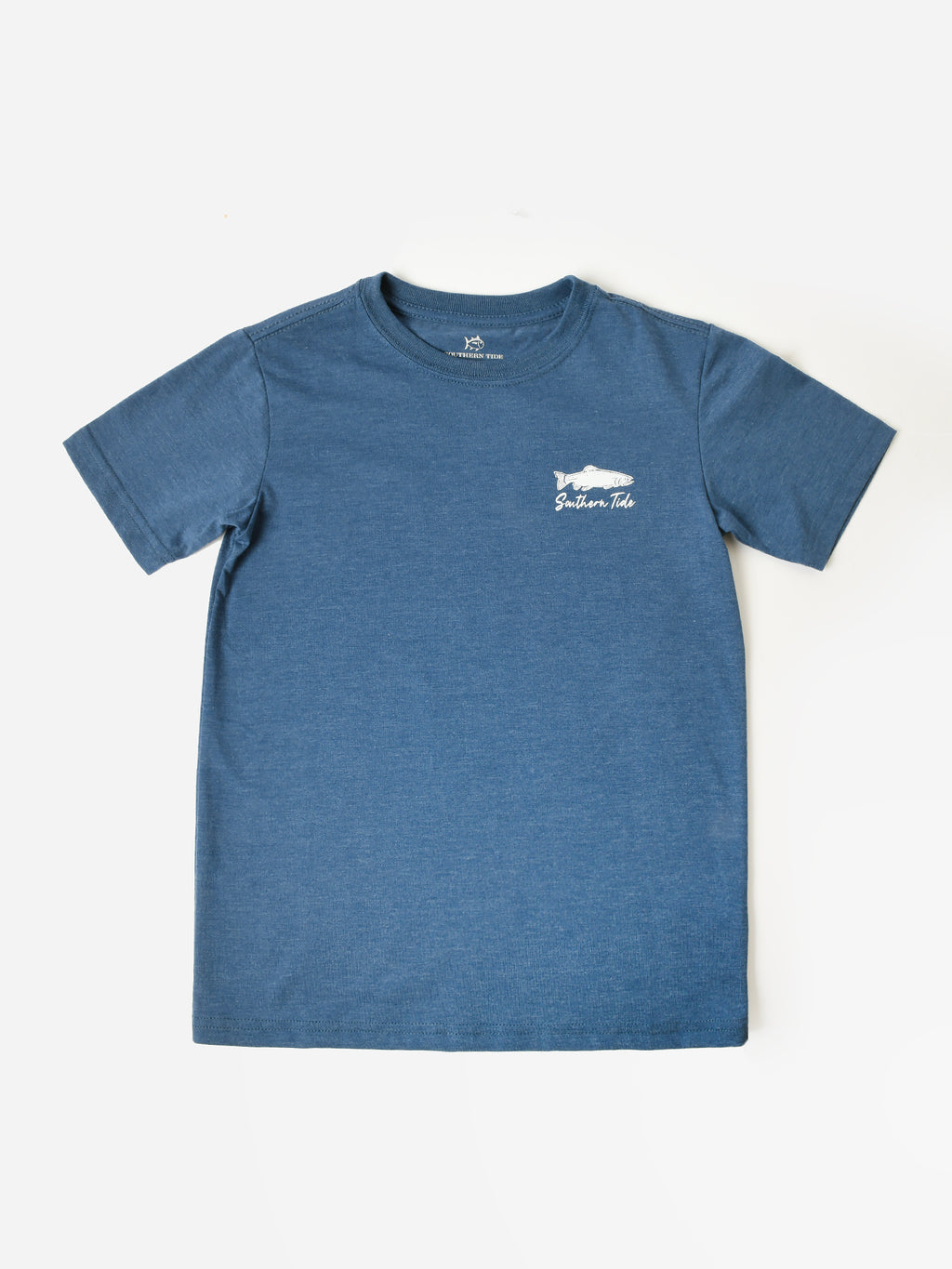 Southern Tide Boys' Tri-Trout Stack Heather T-Shirt - Saint Bernard