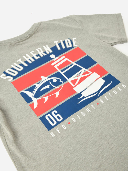 Southern Tide Boys' RRR SJ Heather T-Shirt