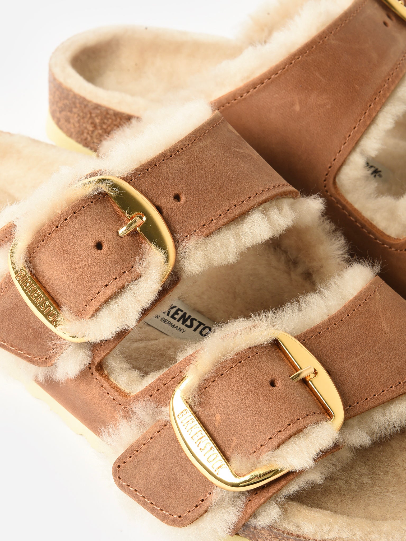 Birkenstock Women's Arizona Big Buckle Shearling Sandal | $196.00