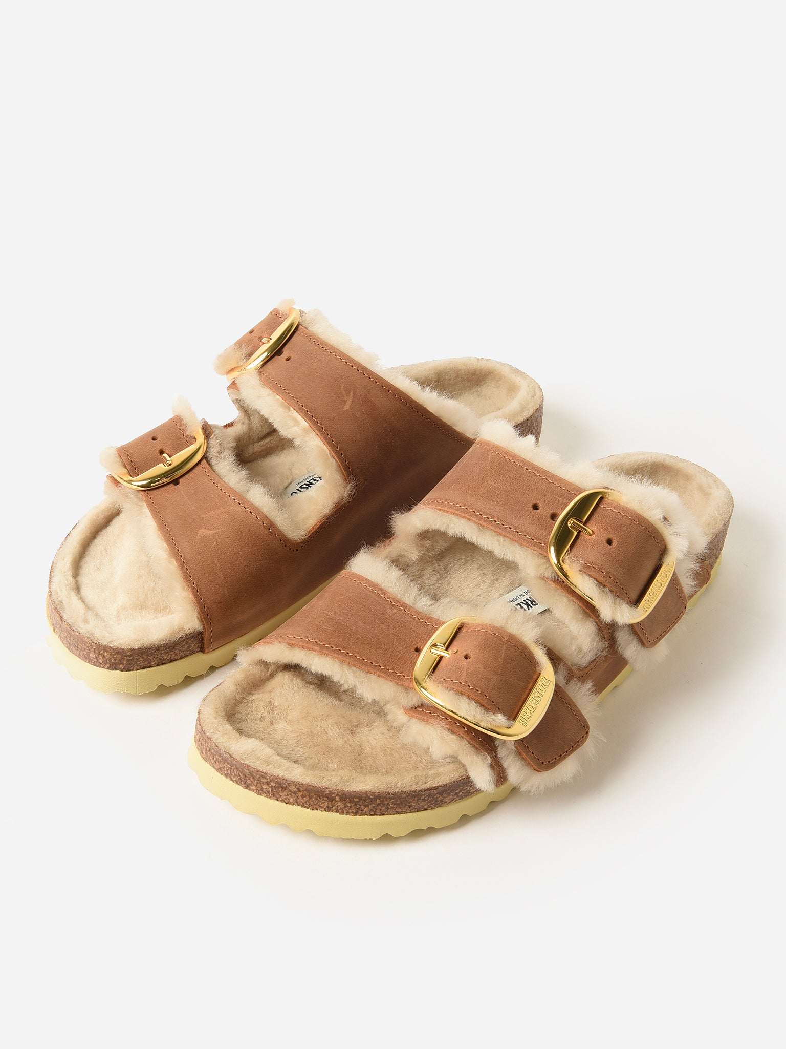 Birkenstock Women's Arizona Big Buckle Shearling Sandal - Saint Bernard