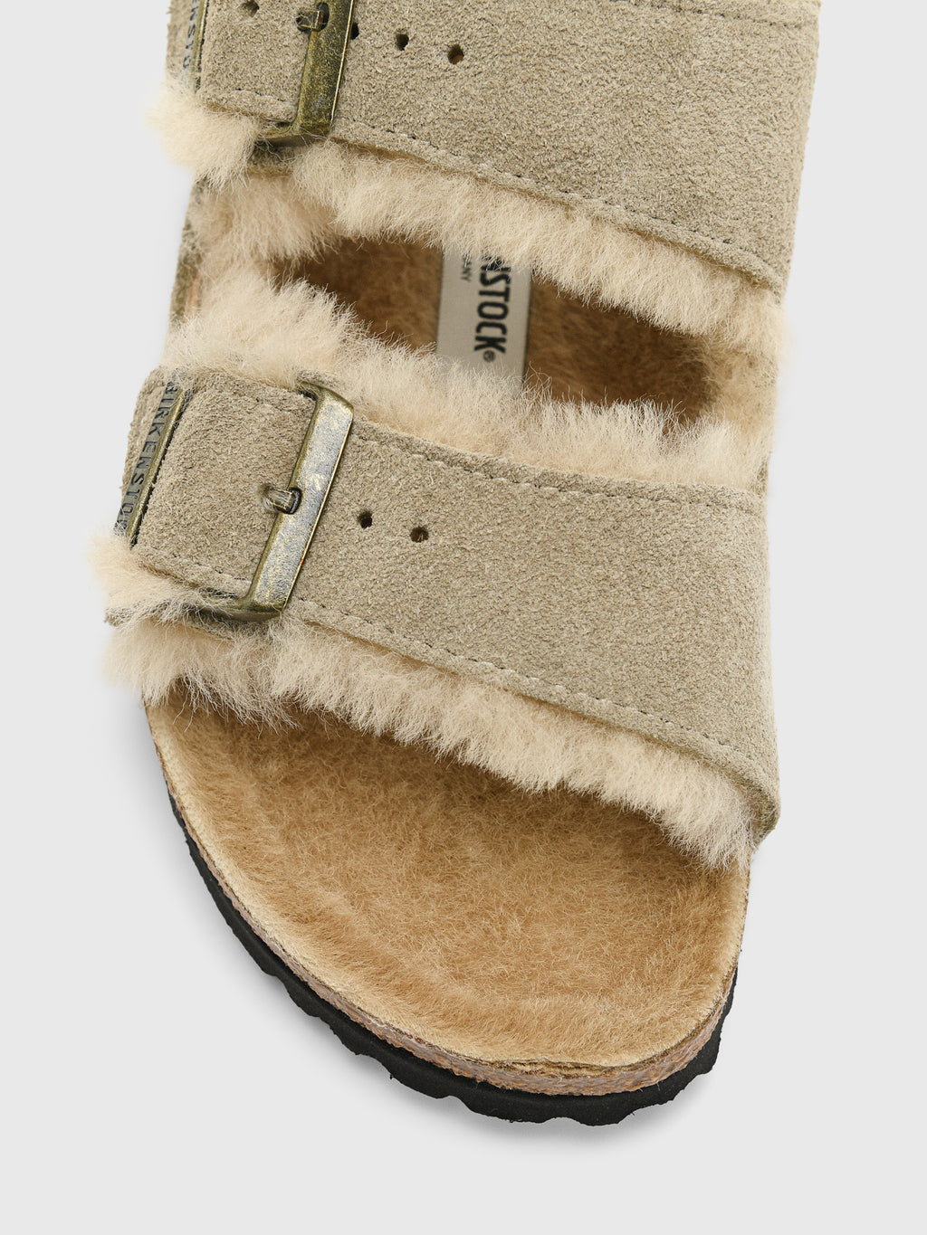 Birkenstock Women's Arizona Shearling Sandal - Saint Bernard