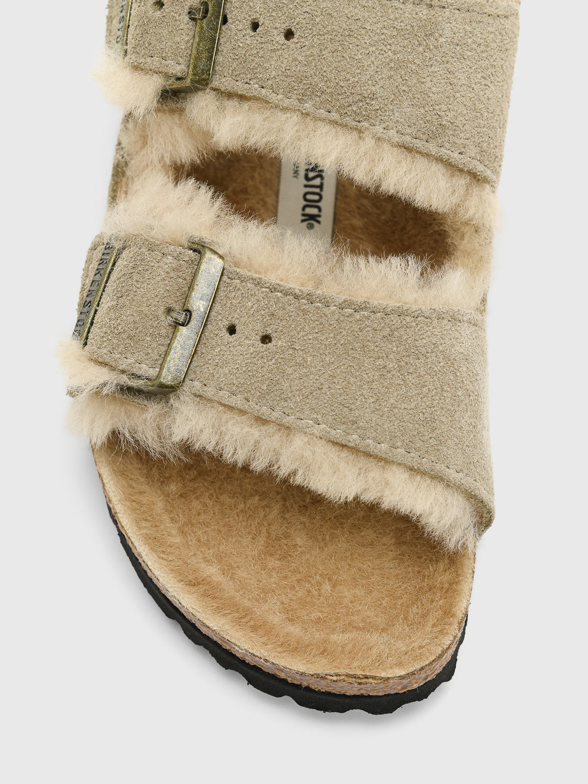Birkenstock Women's Arizona Shearling Sandal - Saint Bernard