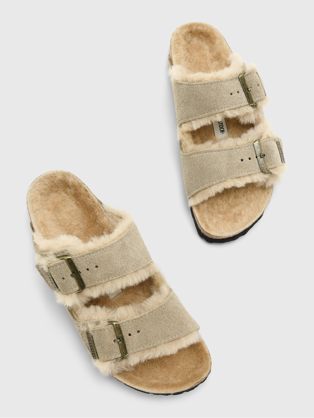 Birkenstock Women's Arizona Shearling Sandal - Saint Bernard