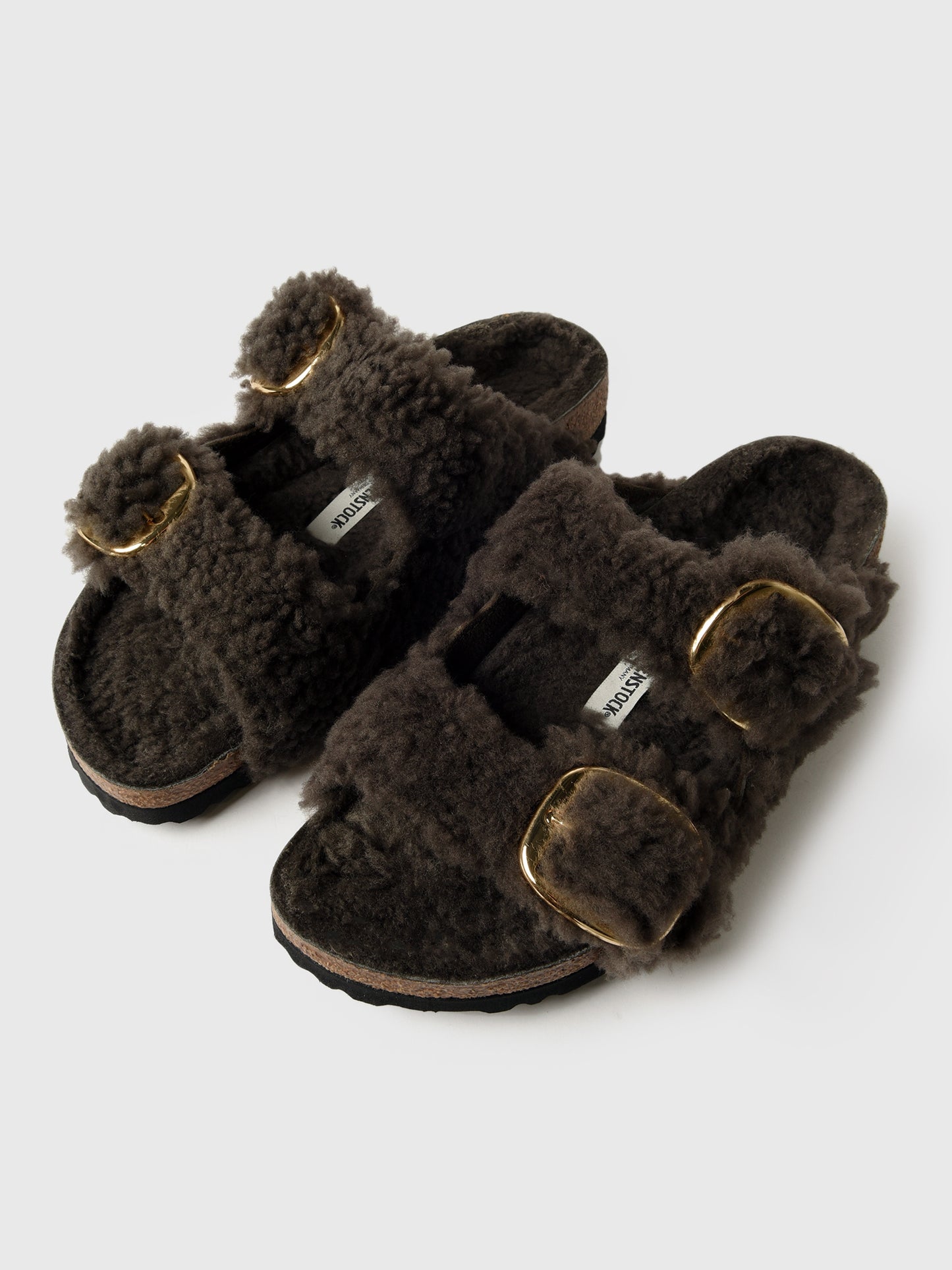 Birkenstock Women's Arizona Big Buckle Shearling Sandal - Saint Bernard