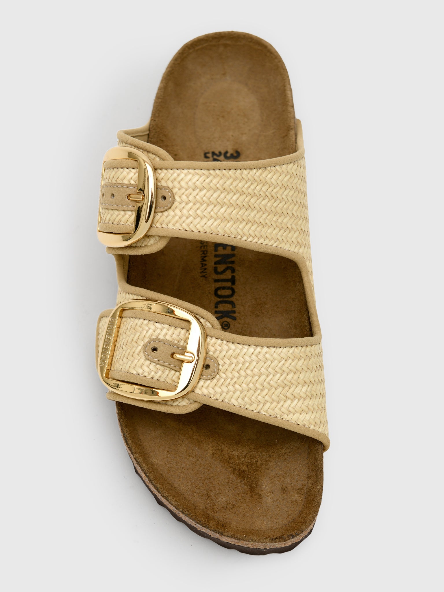 Birkenstock Women's Arizona Big Buckle Raffia Sandal - Saint Bernard