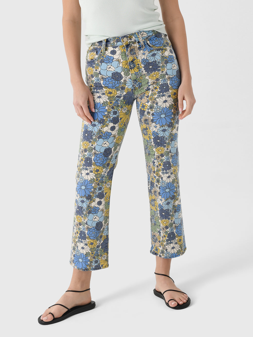 Mother Women's The Rambler Zip Ankle Jean - Saint Bernard