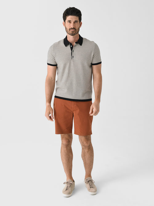 Billy Reid Men's Stripe Sweater Polo