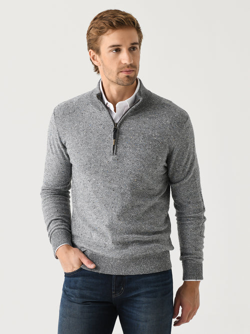 Billy Reid Men's Birdseye Half-Zip