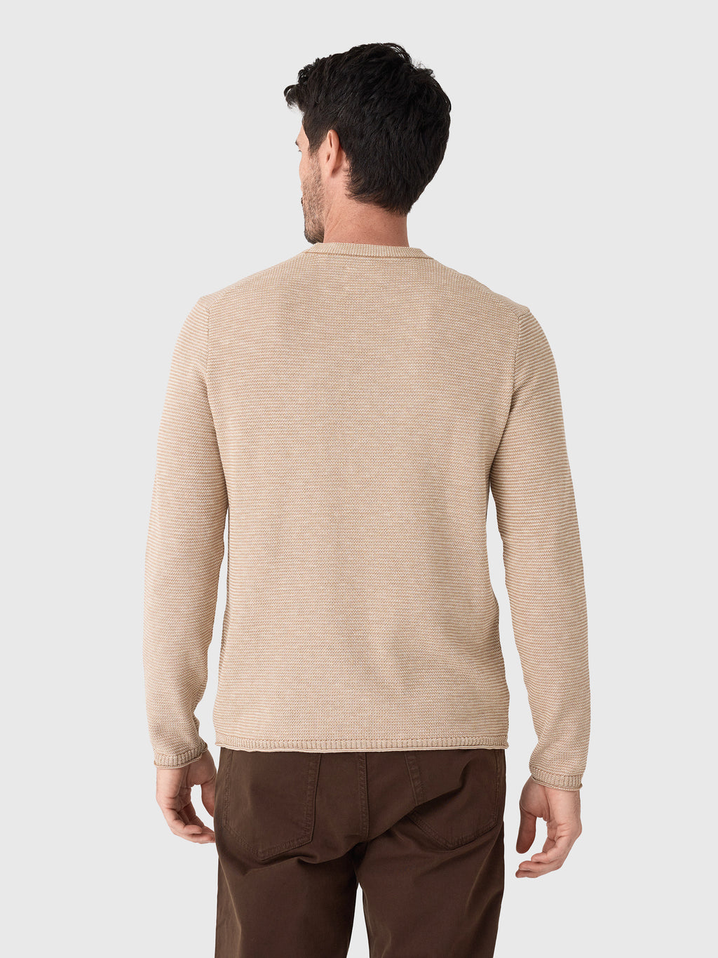 Billy Reid Men's Tuck Stripe Crew - Saint Bernard