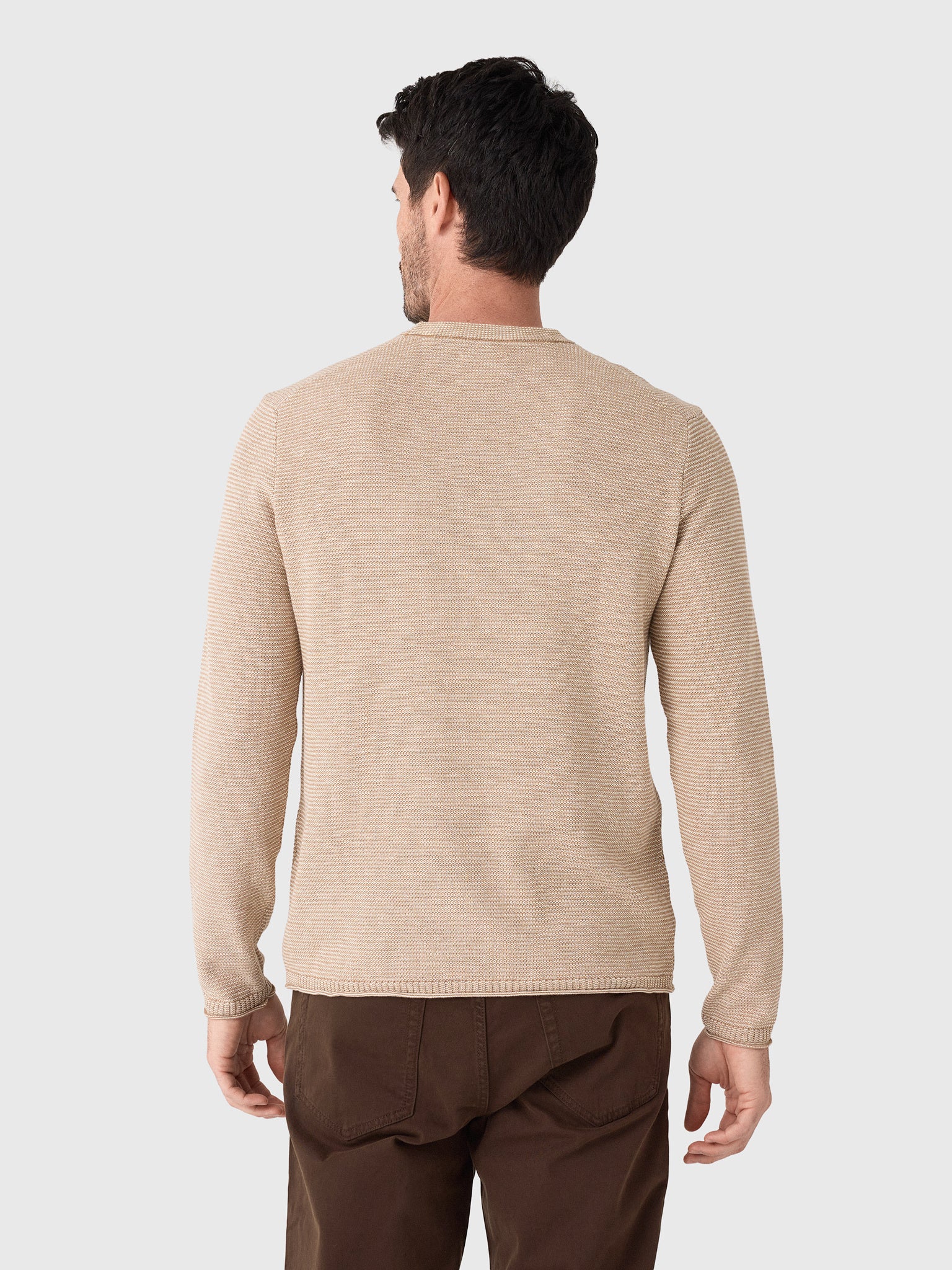 Billy Reid Men's Tuck Stripe Crew - Saint Bernard