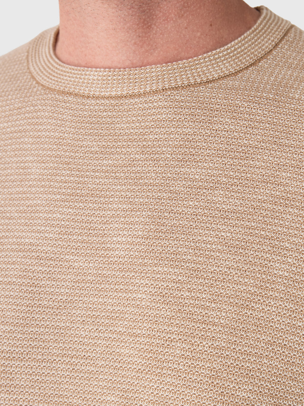 Billy Reid Men's Tuck Stripe Crew - Saint Bernard