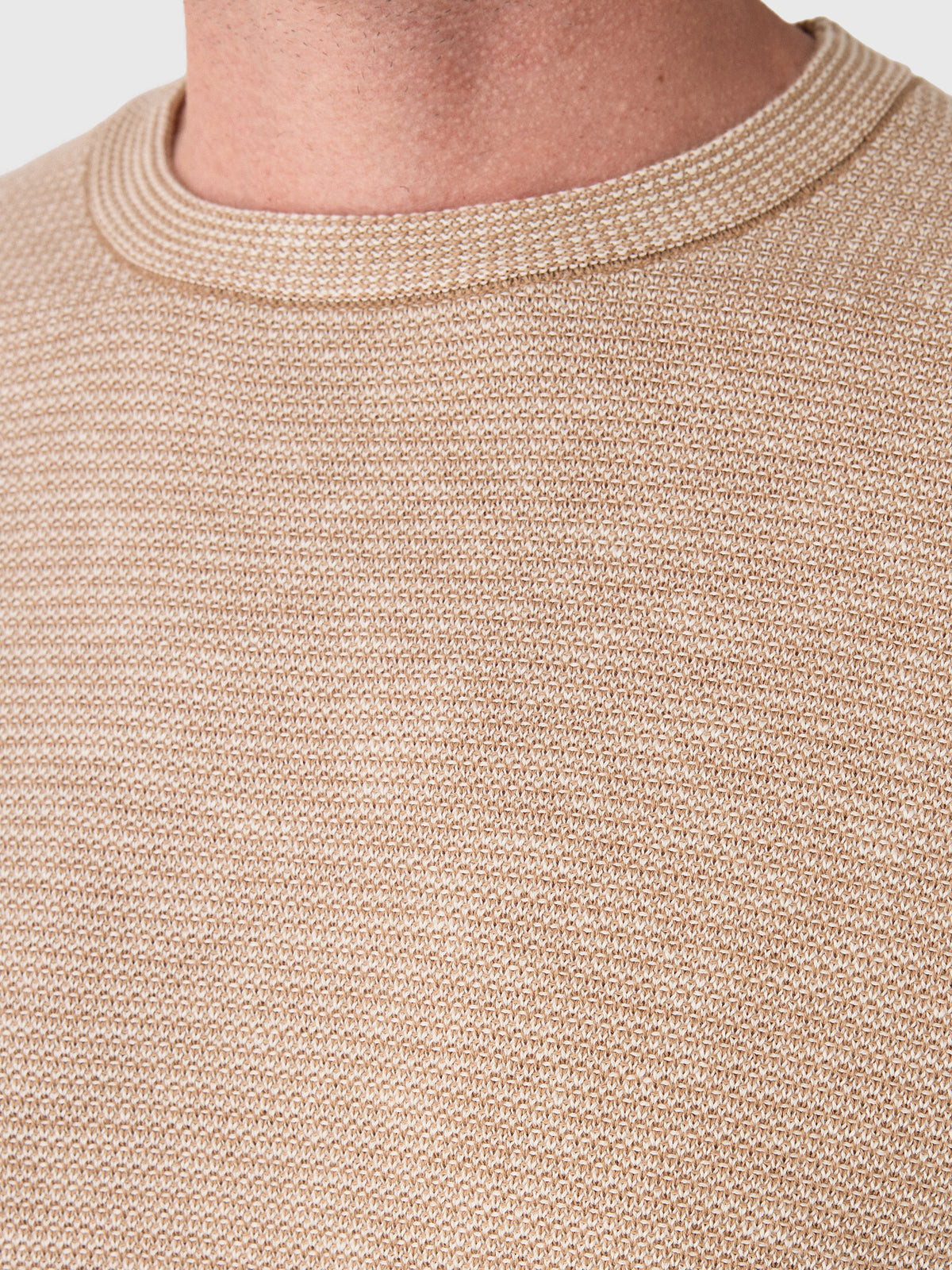 Billy Reid Men's Tuck Stripe Crew - Saint Bernard