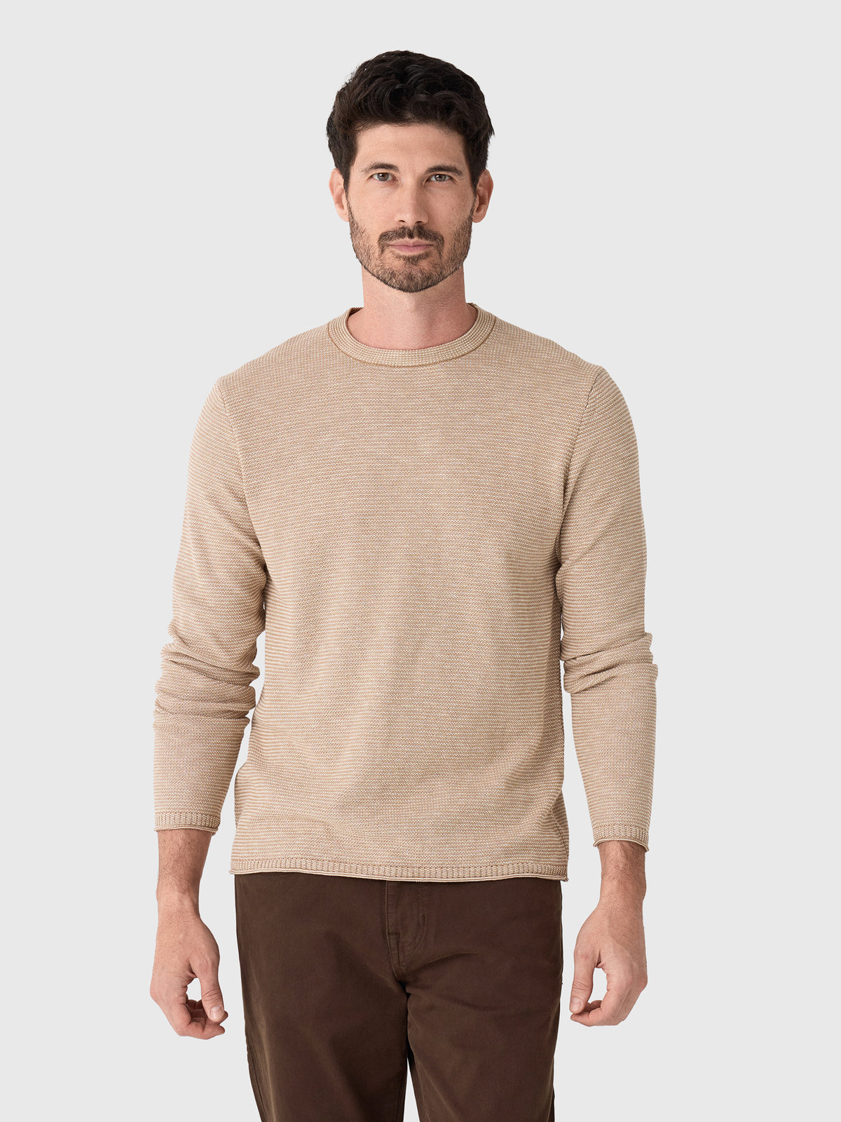 Billy Reid Men's Tuck Stripe Crew - Saint Bernard