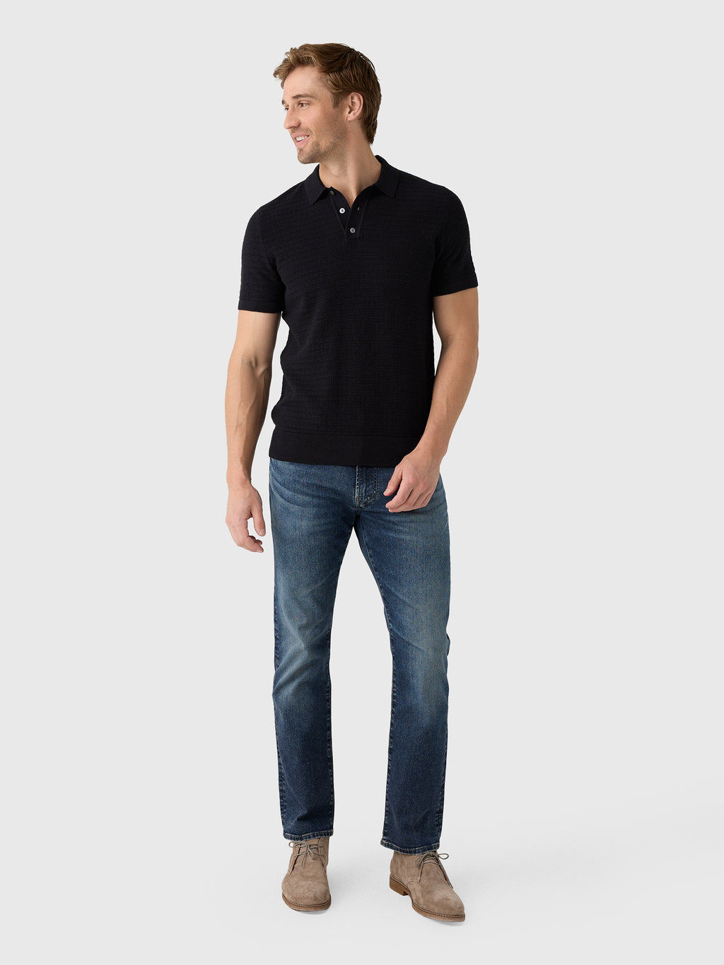 Billy Reid Men's Lachlan Links Polo - Saint Bernard