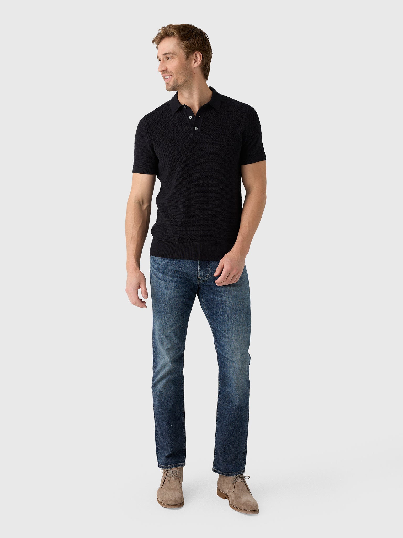Billy Reid Men's Lachlan Links Polo - Saint Bernard