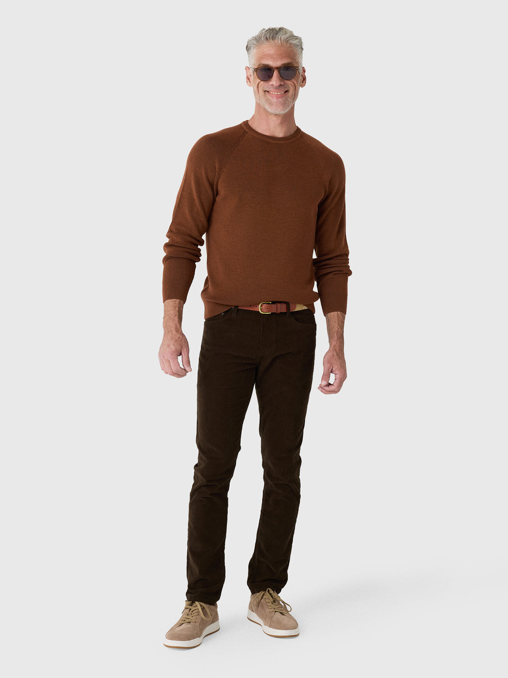Billy Reid Men's Bishop Rib Crew - Saint Bernard