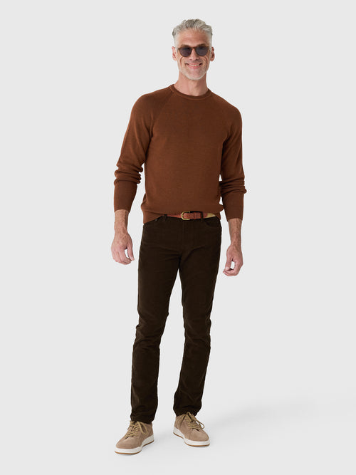 Billy Reid Men's Bishop Rib Crew - Saint Bernard