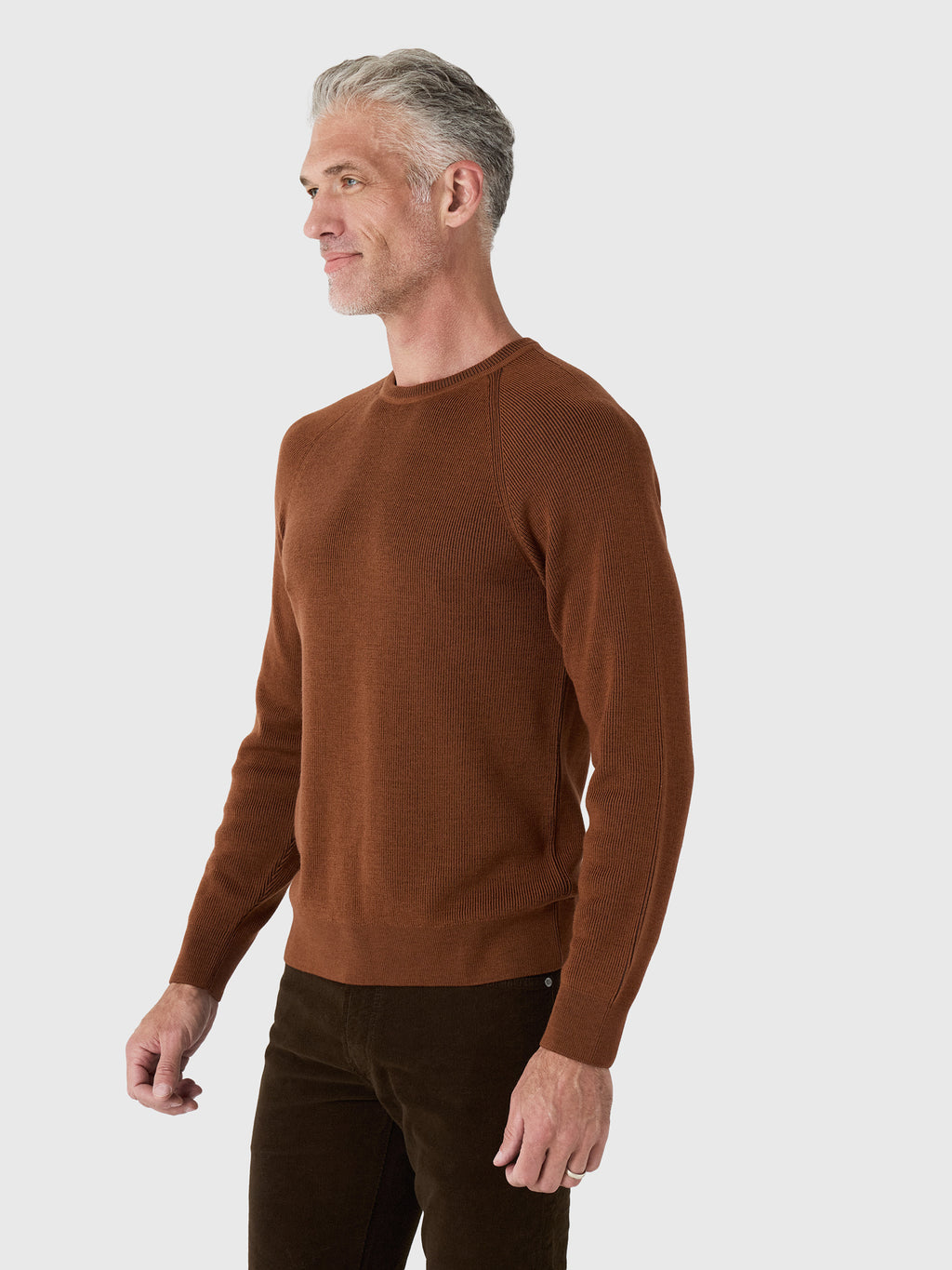 Billy Reid Men's Bishop Rib Crew - Saint Bernard