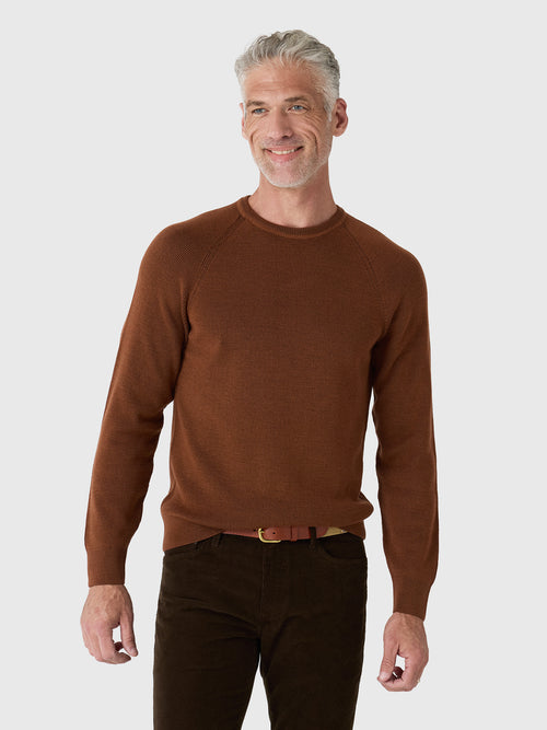 Billy Reid Men's Bishop Rib Crew - Saint Bernard