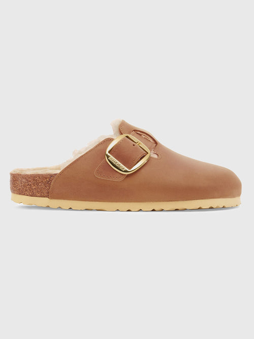 Birkenstock Women's Boston Big Buckle Shearling Clog