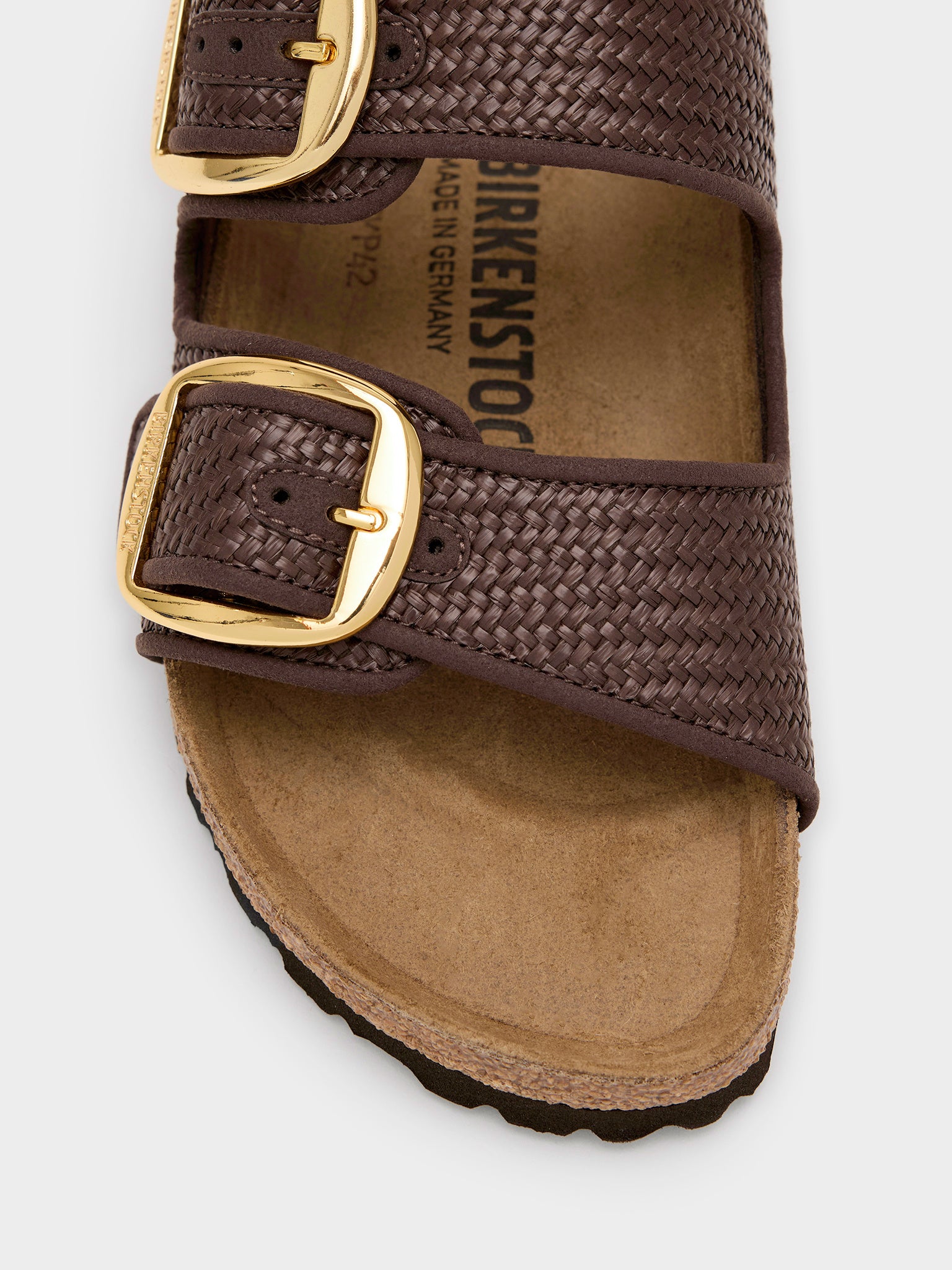 Birkenstock Women's Arizona Big Buckle Raffia Sandal - Saint Bernard