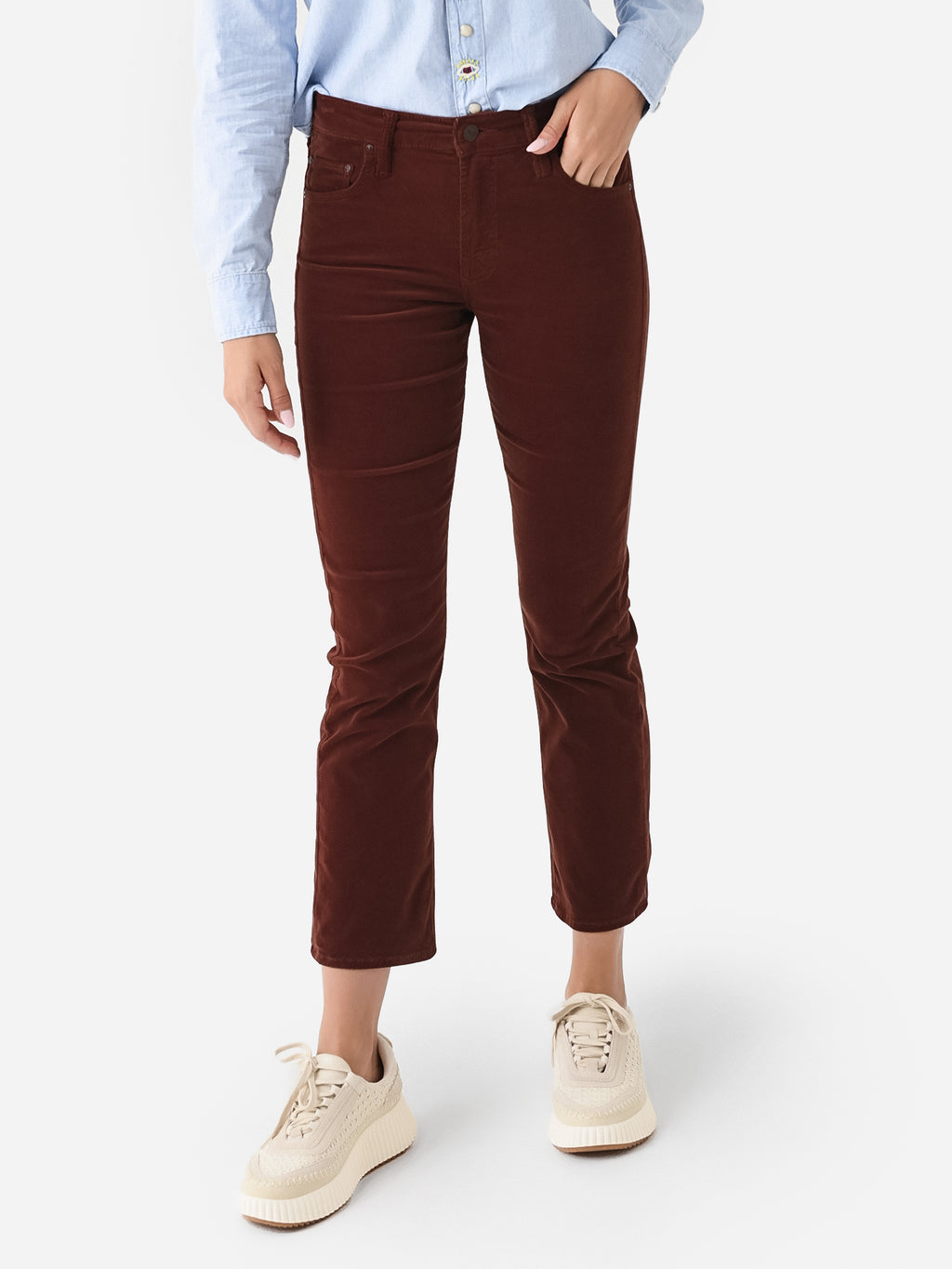 Mother Women's The Mid Rise Rider Ankle Jean - Saint Bernard