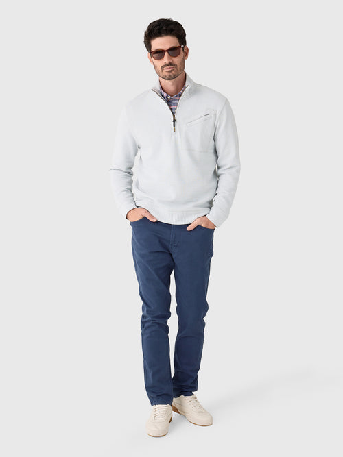 Billy Reid Men's Quilted Half-Zip - Saint Bernard
