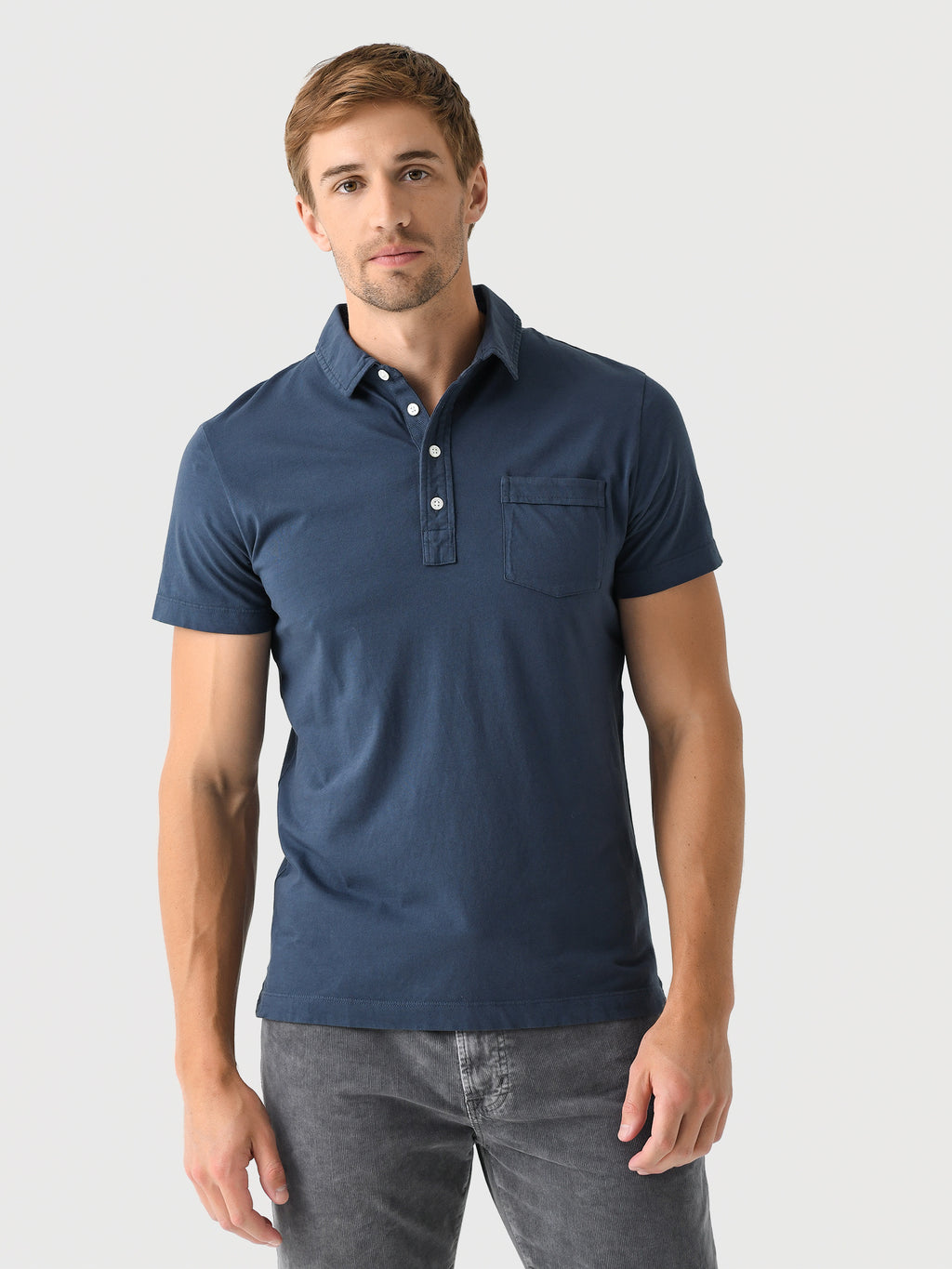 Billy Reid Men's Pensacola Polo - Saint Bernard