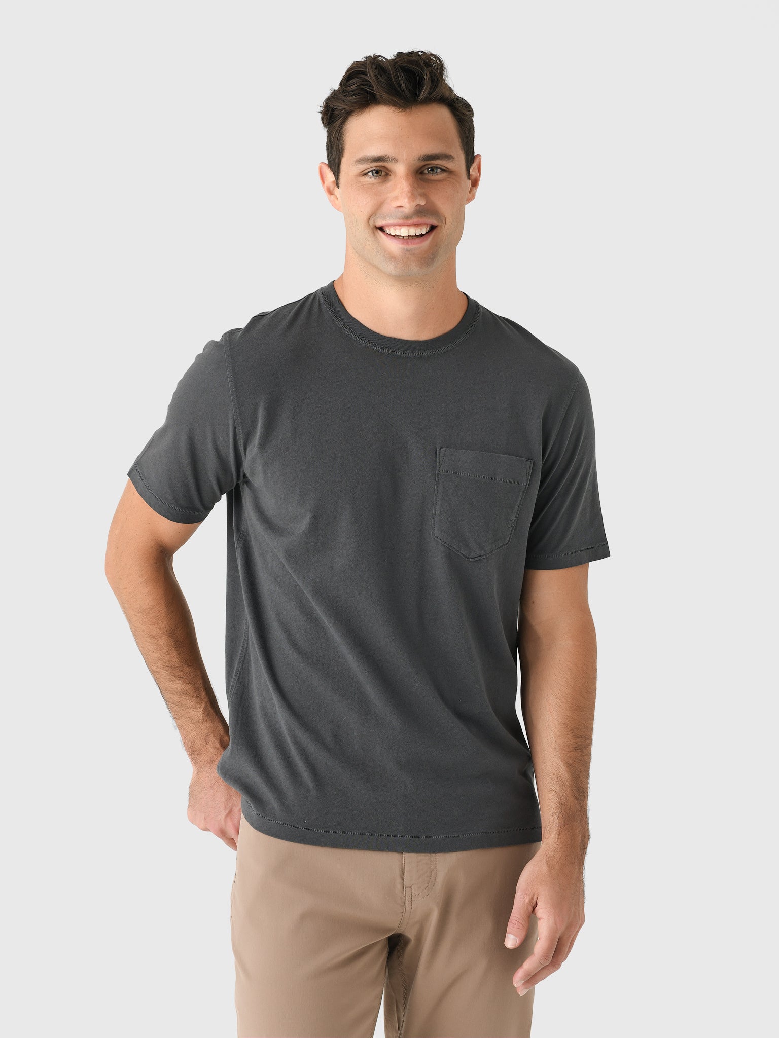 Billy Reid Men's Washed Tee - Saint Bernard