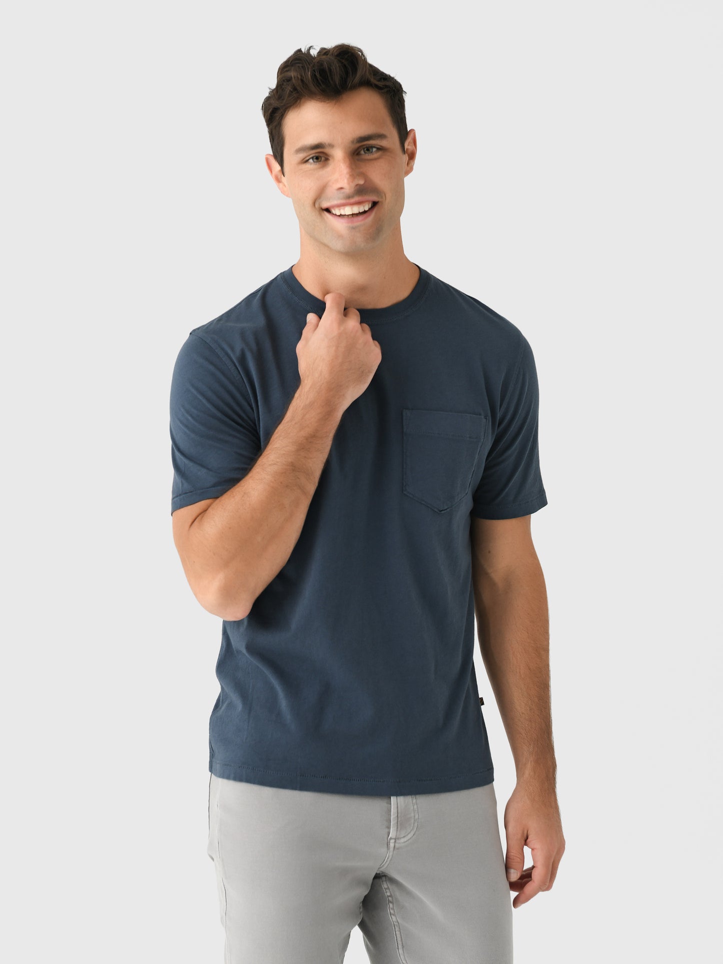 Billy Reid Men's Washed Tee - Saint Bernard