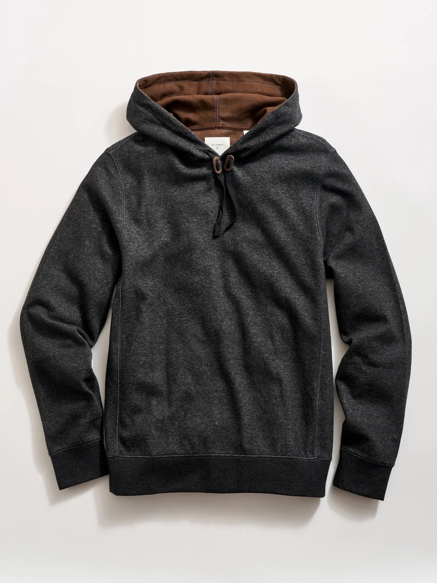 Billy Reid Men's Rib Hoodie Pullover - Saint Bernard