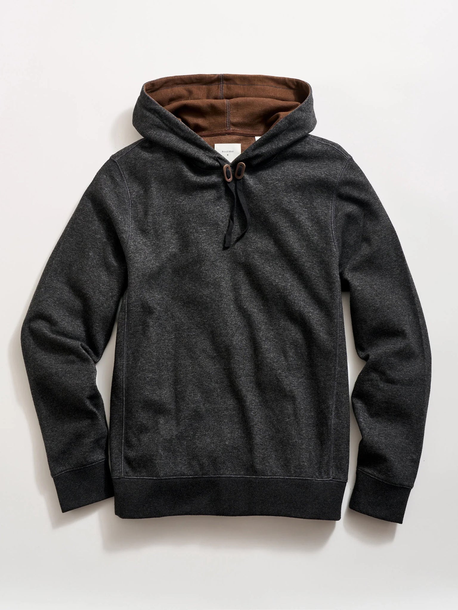 Billy Reid Men's Rib Hoodie Pullover - Saint Bernard