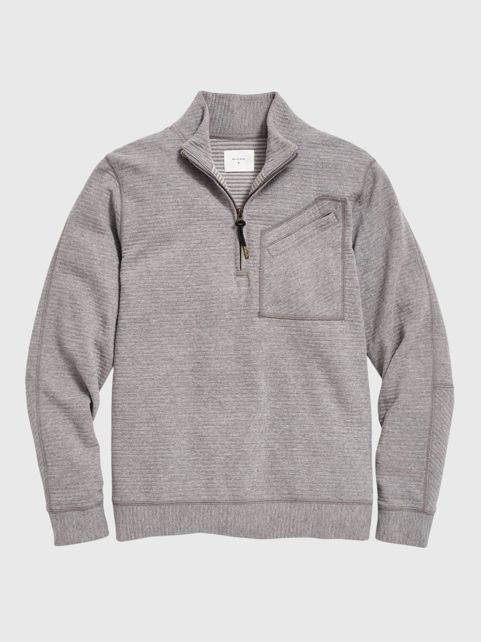 Billy Reid Men's Quilted Half-Zip Pullover