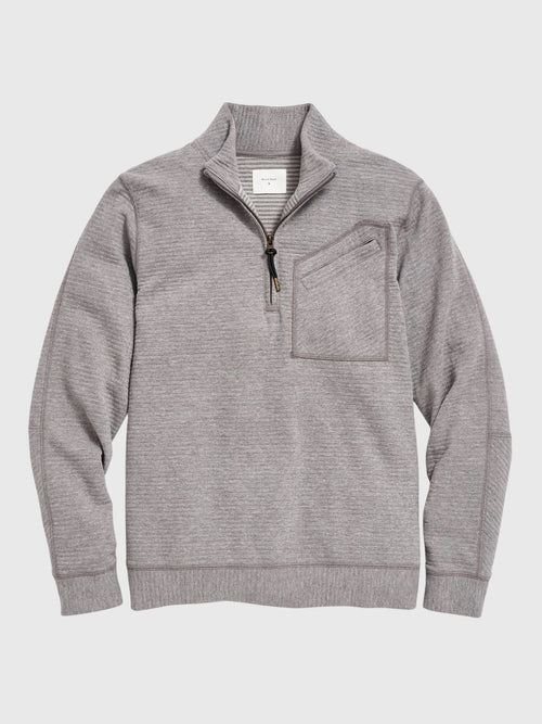 Billy Reid Men's Quilted Half-Zip Pullover - Saint Bernard
