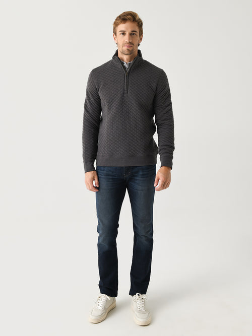 Billy Reid Men's Diamond Quilt Half-Zip