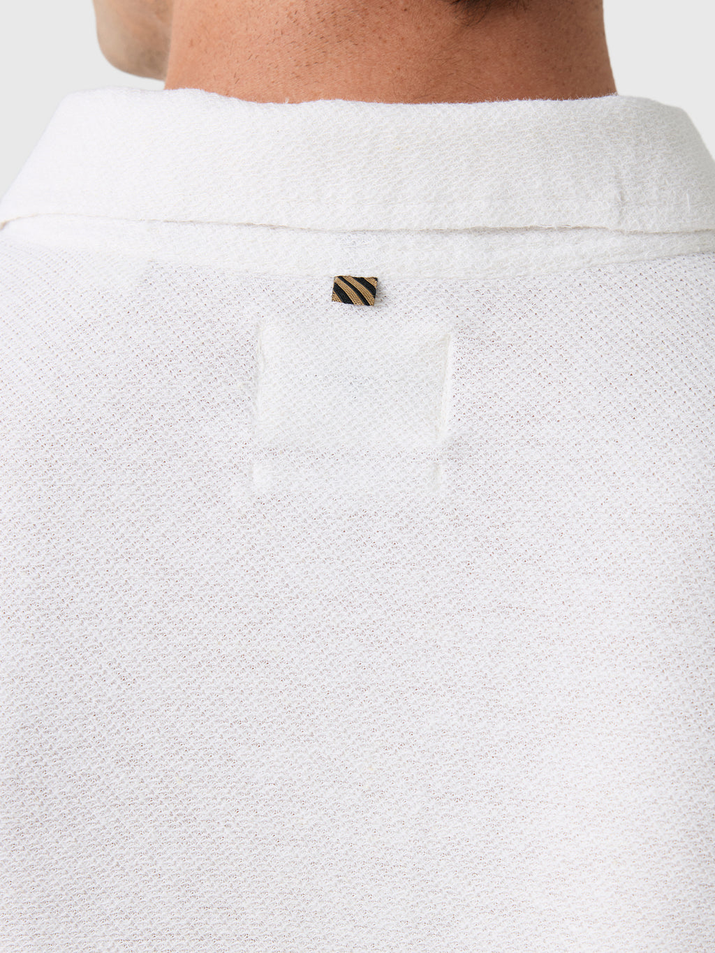 Billy Reid Men's Hemp Cotton Twill Polo
