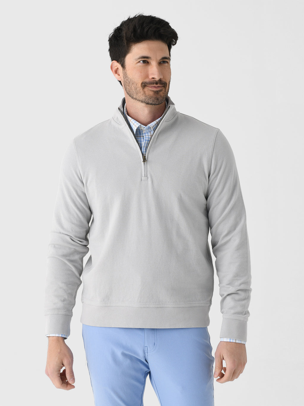Billy Reid Men's Cullman Half-Zip - Saint Bernard
