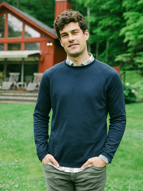 Billy Reid Men's Raglan Crew