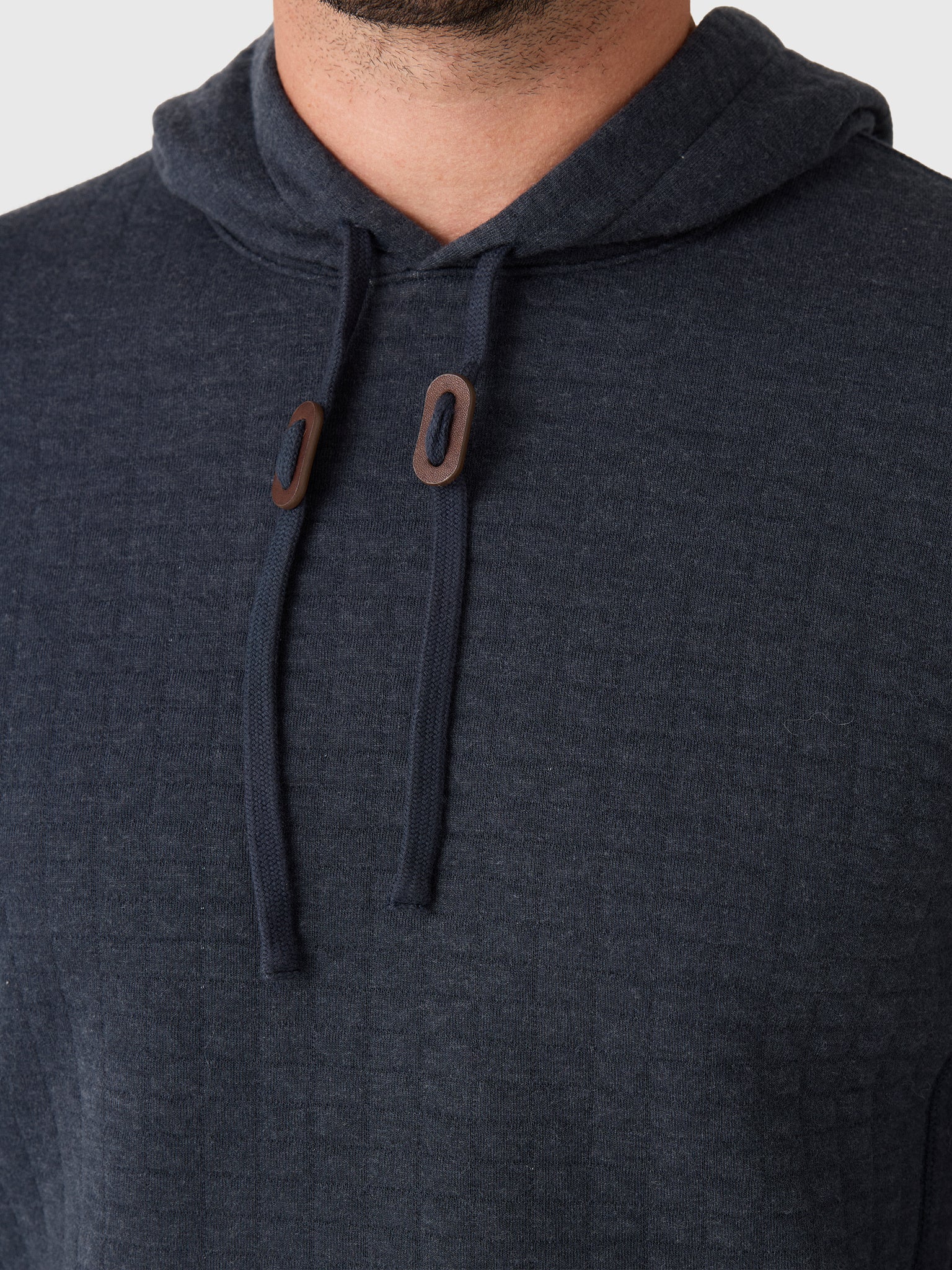 Billy Reid Men's Box Quilt Hoodie Pullover
