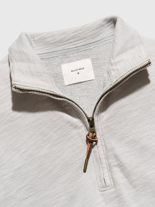 Billy Reid Men's French Terry Half-Zip Pullover - Saint Bernard